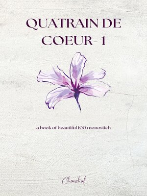 cover image of QUATRAIN DE COEUR